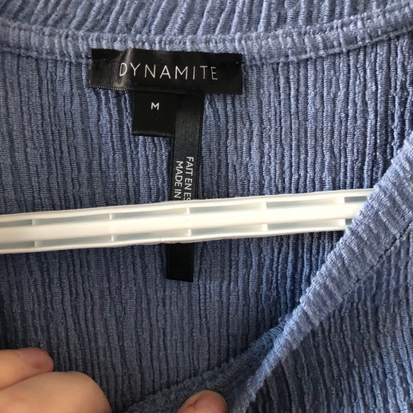 Periwinkle Peplum Top - Picture 2 of 2